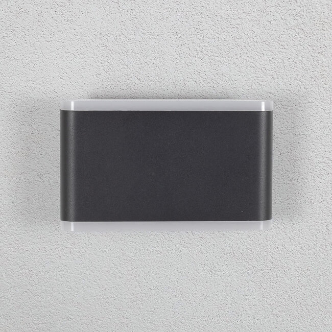 Applique extérieure Hannover avec LEDs intégrées - noir