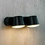 Applique extérieure moderne noire 2 luminaires - Marley