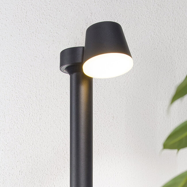 Lampe d'extérieur réglable sur pied Cooper - noir