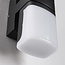 Applique murale extérieure Bobby - noire avec LED intégrée