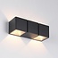 Applique murale extérieure design Preston - noire avec LED intégrée