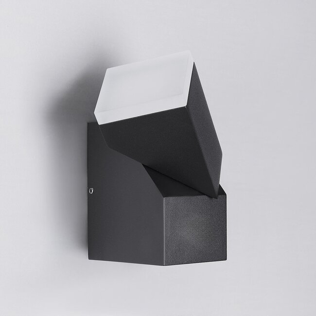 Applique murale d'extérieur réglable Mila - noir