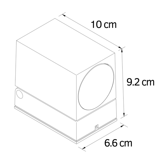 Applique d'extérieur réglable Sven - noir