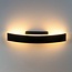 Applique murale extérieure design Dean - noire avec LED intégrée