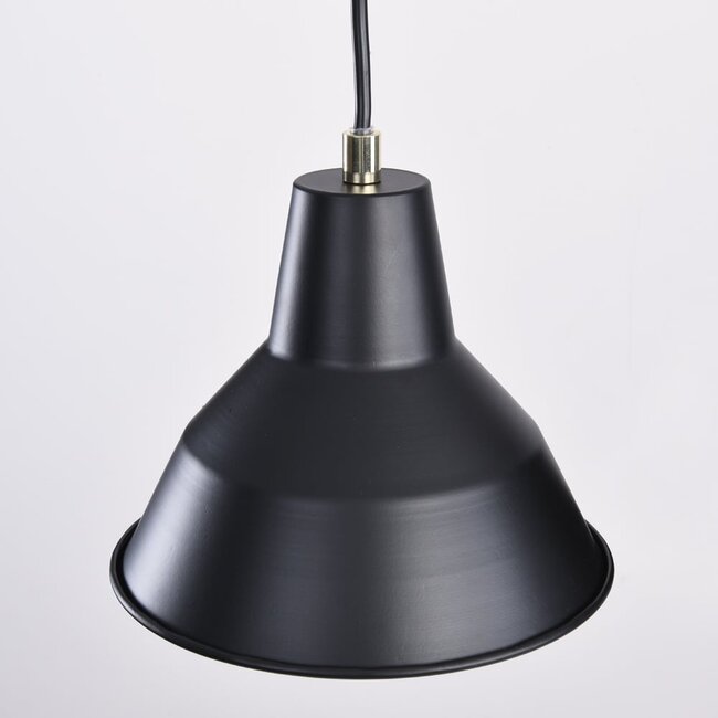 Suspension moderne Odin 5 lumières en noir