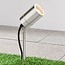 Spot projecteur de jardin moderne en acier inoxydable - Chad