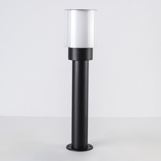 Lampadaire de jardin moderne noir - Baxie