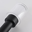Lampadaire de jardin moderne noir - Baxie