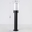 Lampadaire de jardin moderne noir - Baxie