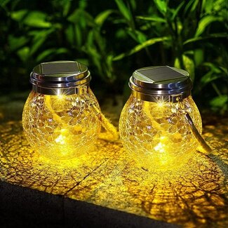 Lampe solaire de table décorative avec anse amovible - Isla