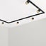 Kit rail monophasé de 1,5 mètre et spots Lexi, noir