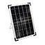 Guirlande lumineuse solaire 20 m, 20 ampoules à double filament, panneau 10W