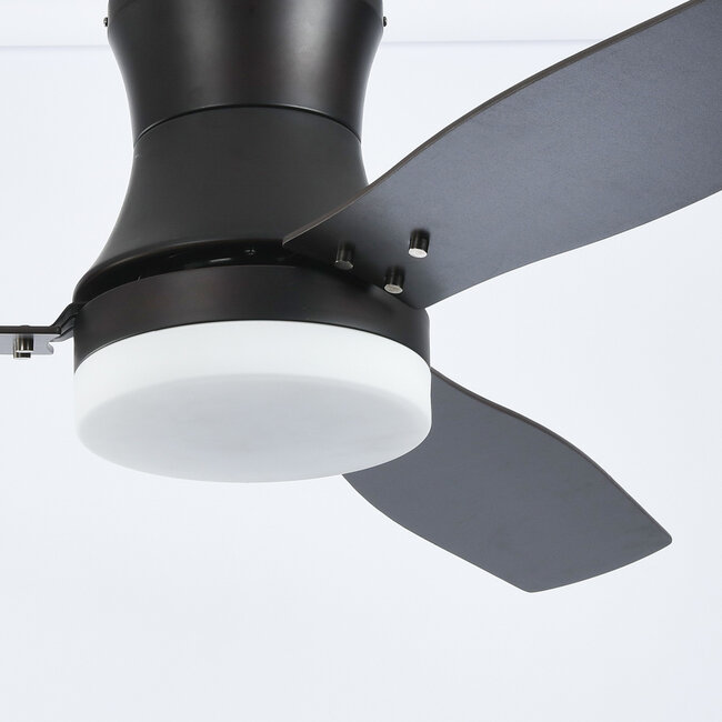 Ventilateur de plafond industriel noir - Lorre