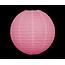 Lampion en nylon rose pour l'extérieur