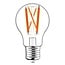 Ampoule filament LED E27 dim-to-warm 7,5 watts, verre transparent, 60 mm