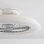 Ventilateur de plafond  gris et blanc avec télécommande, application TUYA et RGBWW - Mira