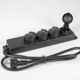 Multiprise extérieure IP44 avec câble de 3 x 1.5 mm²