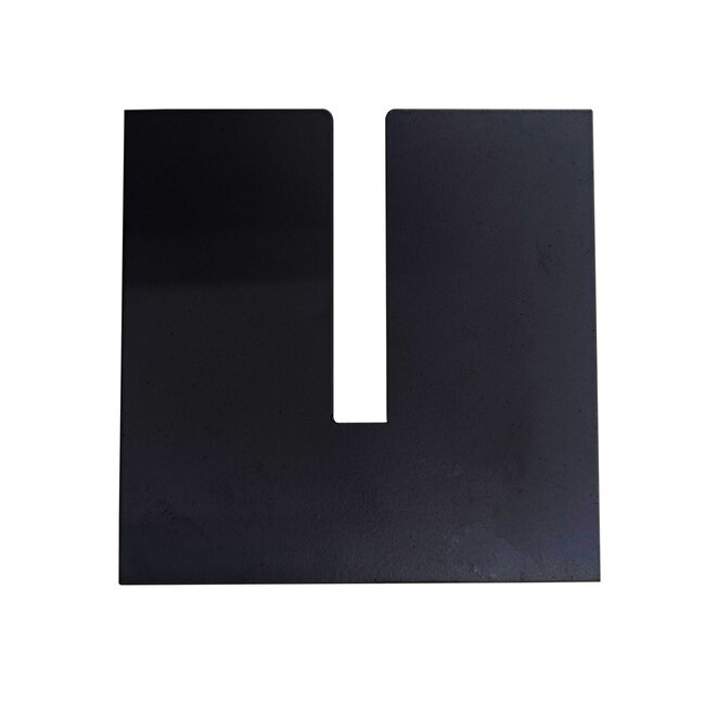 Plaque de recouvrement pour système de rails monophasé - noire