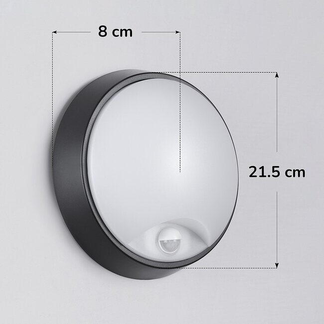 Bulkhead LED avec capteur et température de couleur réglable