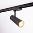 Kit rail monophasé de 1,5 mètre et spots Juliette, noir