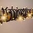 Guirlande de Noël raccordable | blanc chaud scintillant | 10 m, 100 LED | caoutchouc