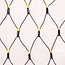Filet lumineux raccordable | 2 m² | 200 LED | blanc chaud scintillant | caoutchouc
