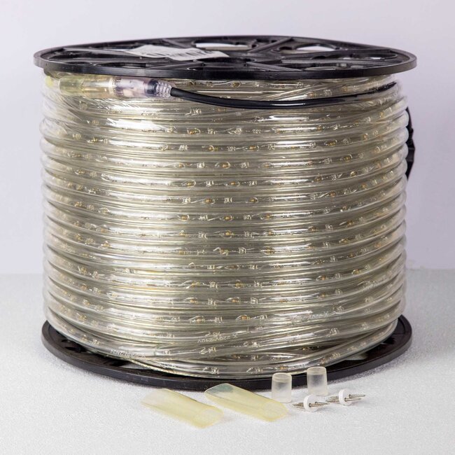 Cordon lumineux rond 13 mm | 100 mètres avec 3000 LED | 2700 K