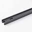 Rail monophasé raccordable de 75 cm sans bloc d’alimentation, embout inclus, noir