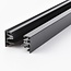 Rail monophasé raccordable de 75 cm sans bloc d’alimentation, embout inclus, noir