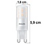 Spot LED G9 dimmable 4 watts (2700K)