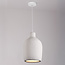 Lampe suspendue minimaliste Wabi Sabi Hikari avec effet pierre Ø31 cm - blanc