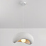 Lampe suspendue Wabi Sabi Zenji 40 x 27 cm avec effet pierre - blanc