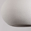 Lampe suspendue moderne Wabi Sabi avec effet pierre Sora Ø47 cm - blanc