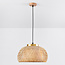 Lampe suspendue en bambou de Bohème Thane