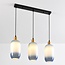 Suspension Noud 3 lumières en verre dégradé