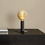 Lampe à poser Niek - noir au design ouvert en métal