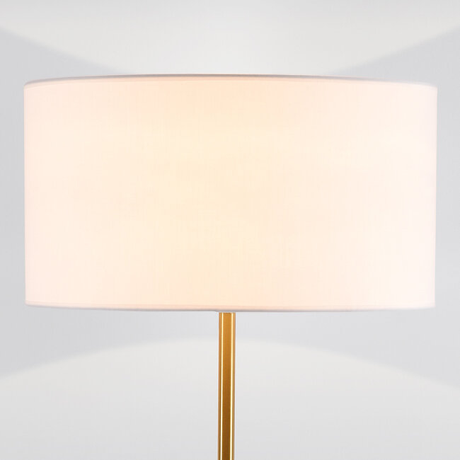 Lampadaire avec abat-jour en tissu - Valya