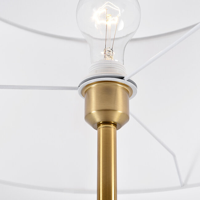 Lampadaire avec abat-jour en tissu - Valya