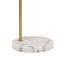 Lampadaire Vica - doré avec pied en marbre