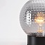 Lampe à poser Inte - verre fumé texturé