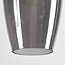 Suspension Valerie 5 lumières en verre fumé