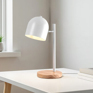 Lampe de table, blache - Megan