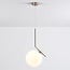 Suspension design Roy - verre blanc