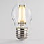 Ampoule filament LED E27 3 niveaux 4,5 watts, verre transparent, 45 mm