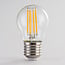Ampoule filament LED E27 3 niveaux 4,5 watts, verre transparent, 45 mm