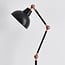 Lampadaire inclinable Kyle en noir et bronze