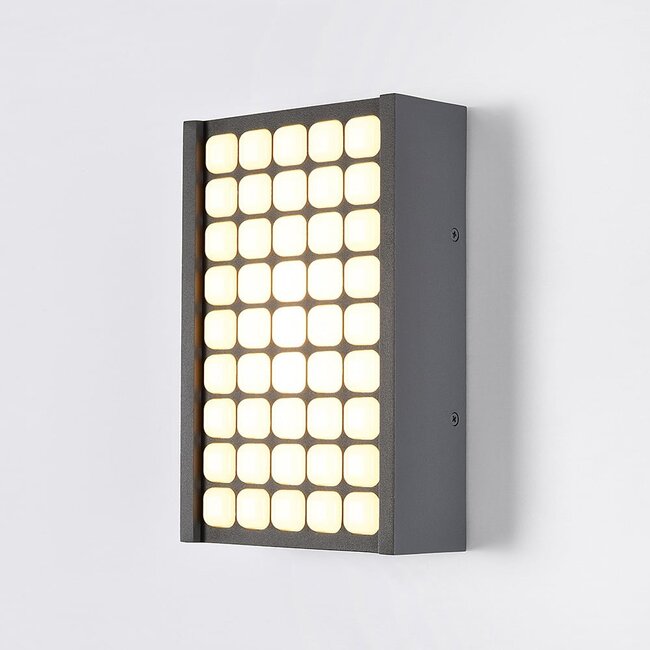 Applique murale extérieure Melina - noire avec LED intégrée