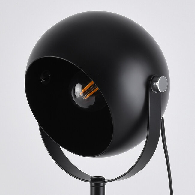 Lampe de table noire avec abat-jour inclinable - Archie