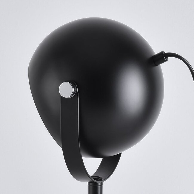 Lampe de table noire avec abat-jour inclinable - Archie