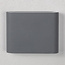 Applique plate en verre gris foncé - 6 ou 12W